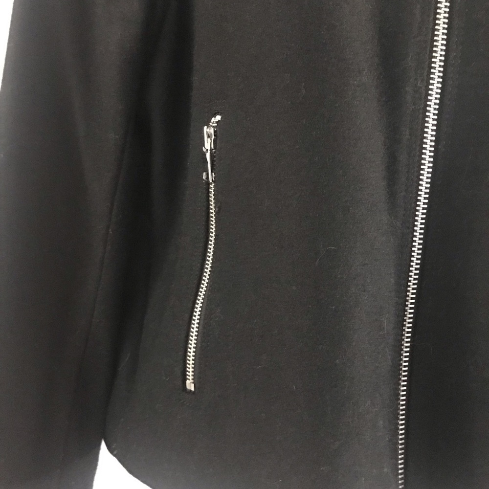GAP Moto Style Wool blend Jacket - Picture 4 of 12